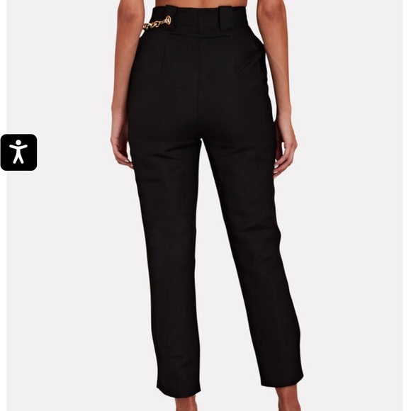 Aje-Annabelle Chain-Embellished Cropped Pants - Picture 4 of 11